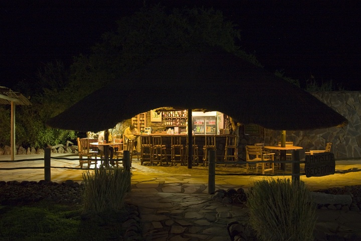 Bar der Palmwag-Campsites
